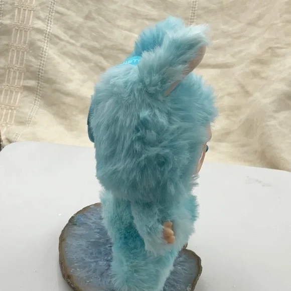 HardToFindVerifiedPOPMART the Monsters Big Into Energy “Hope” Blue PlushLabubu - Picture 8 of 14